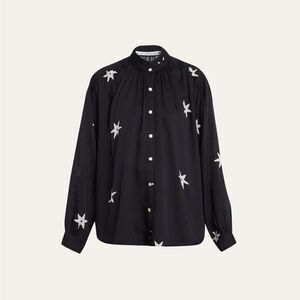 NWT Alix of Bohemia Kiki Blouse in Night‎ Star sz XS $380